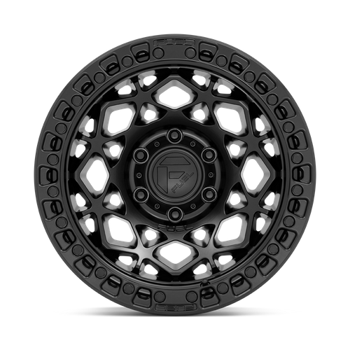 Fuel 1PC D786 UNIT 17x9 6x135 -12 Matte Black W/ M-Black Ring