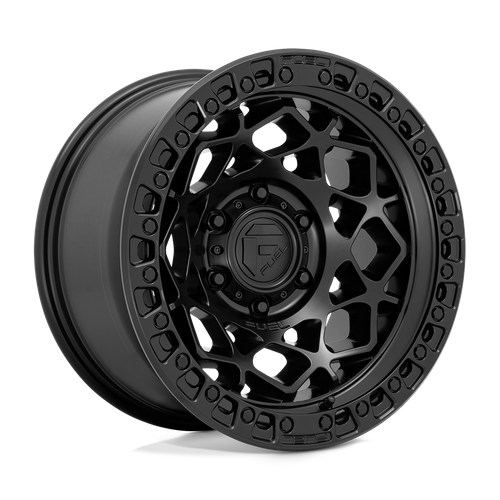 Fuel 1PC D786 UNIT 17x9 5x127 +1 Matte Black W/ M-Black Ring