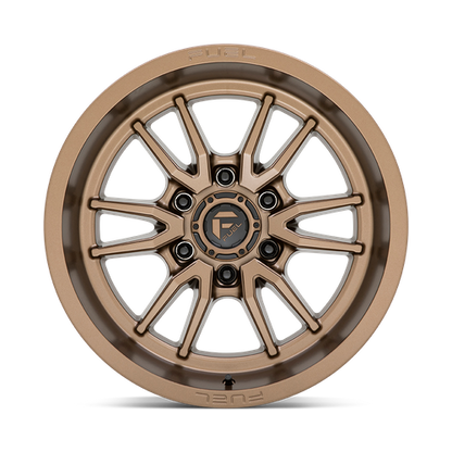 Fuel 1PC D788 CLASH 17x9 6x114.3 +1 Bronze