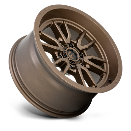 Fuel 1PC D788 CLASH 17x9 6x139.7 -12 Bronze