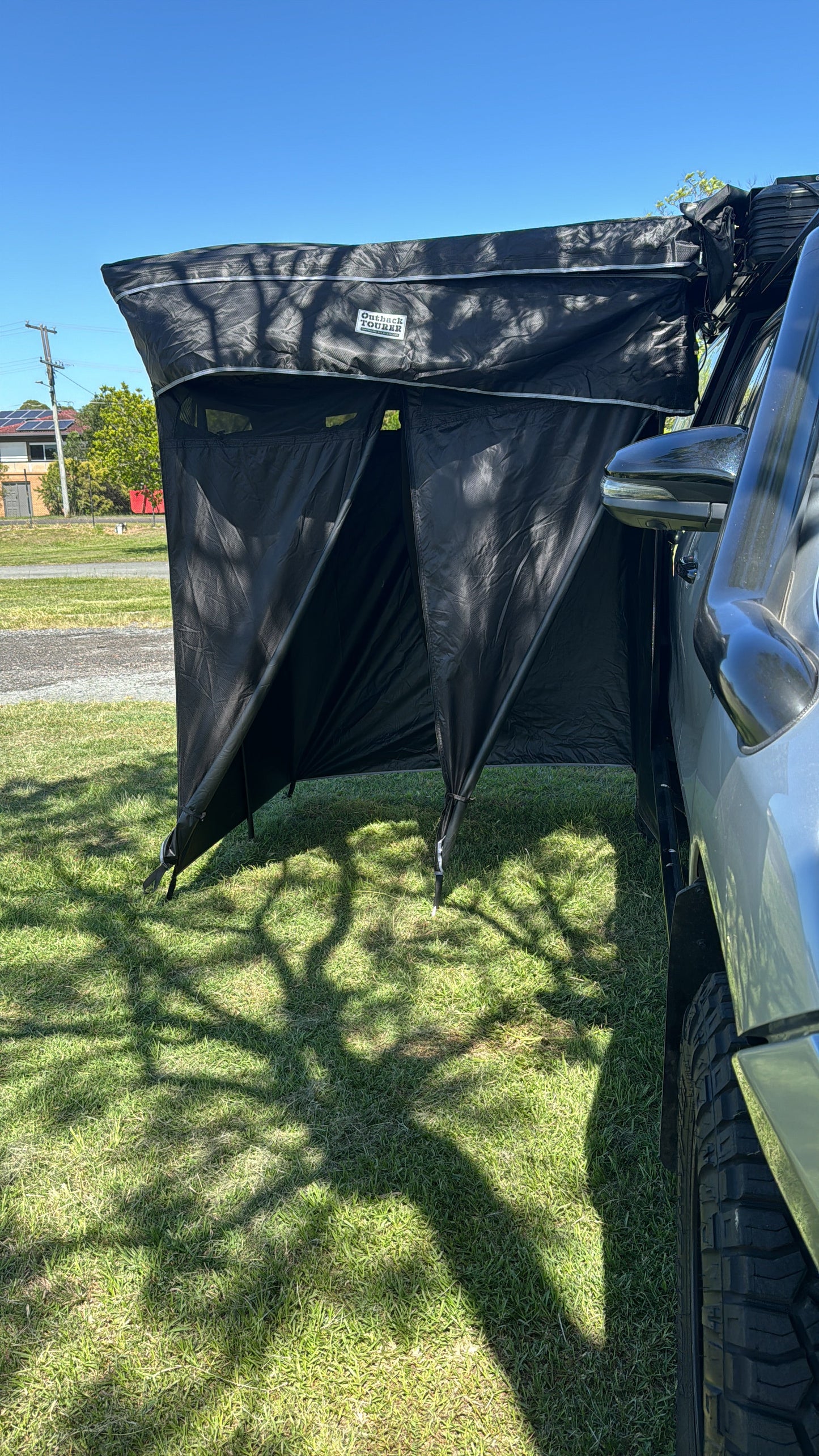 Outback Tourer Double Shower Awning