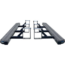 Toyota Fortuner FLAT Rock Sliders / Side Steps - P/C Ally Checkerplate Tread