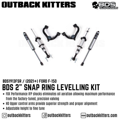 BDS Suspension 2' Levelling Kit for Ford F150 (2021+)