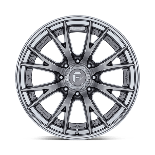 Fuel 1PC FC402 CATALYST 20x9 8x180 +1 Platinum W/ Chrome Lip
