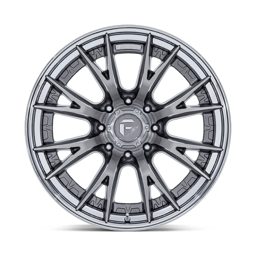 Fuel 1PC FC402 CATALYST 20x9 8x165.1 +1 Platinum W/ Chrome Lip