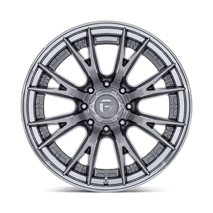 Fuel 1PC FC402 CATALYST 20x9 8x170 +1 Platinum W/ Chrome Lip