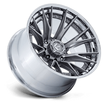 Fuel 1PC FC402 CATALYST 22x12 8x165.1 -44 Platinum W/ Chrome Lip