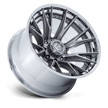 Fuel 1PC FC402 CATALYST 22x12 8x180 -44 Platinum W/ Chrome Lip