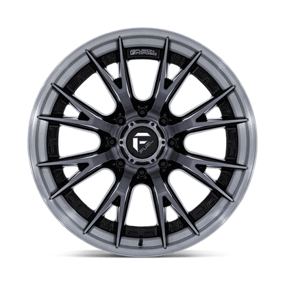 Fuel 1PC FC402 CATALYST 20x9 8x165.1 +1 Gloss Black Brushed Dark Tint