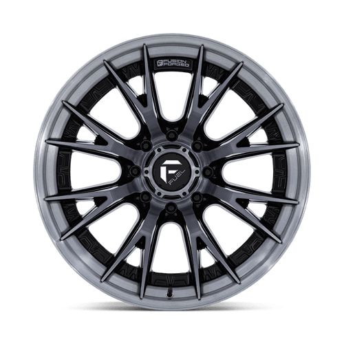 Fuel 1PC FC402 CATALYST 22x12 8x165.1 -44 Gloss Black Brushed Dark Tint