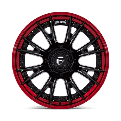 Fuel 1PC FC402 CATALYST 20x9 8x180 +1 Matte Black W/ Candy Red Lip
