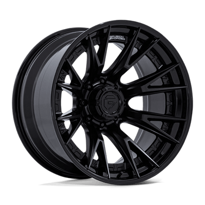 Fuel 1PC FC402 CATALYST 22x10 8x180 -18 Matte Black W/ Gloss Black Lip