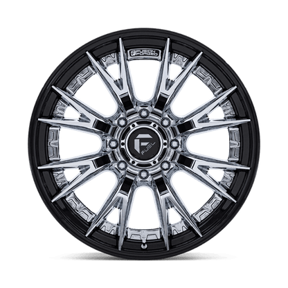 Fuel 1PC FC402 CATALYST 22x12 8x170 -44 Chrome W/ Gloss Black Lip