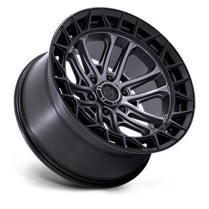 Fuel 1PC FC874 CELSIUS 20x9 6x139.7 +1 Matte Gunmetal W/ M-Blk Lip