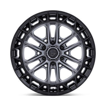 Fuel 1PC FC874 CELSIUS 17x9 6x139.7 +1 Matte Gunmetal W/ M-Blk Lip
