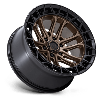 Fuel 1PC FC874 CELSIUS 20x10 6x139.7 -18 Matte Bronze W/ M-Blk Lip
