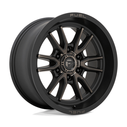 Fuel 1PC D762 CLASH 18x9 6x139.7 +1 Matte Black Double Dark Tint