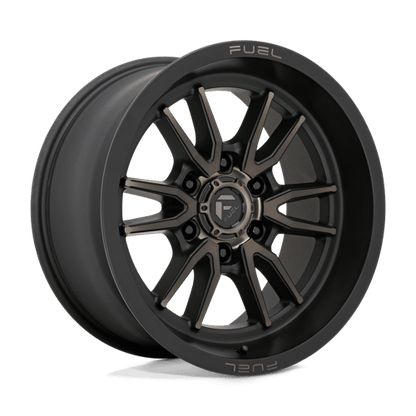 Fuel 1PC D762 CLASH 18x9 6x139.7 +1 Matte Black Double Dark Tint