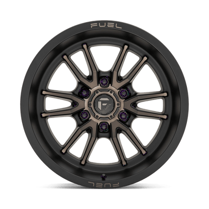 Fuel 1PC D762 CLASH 18x9 6x139.7 +1 Matte Black Double Dark Tint