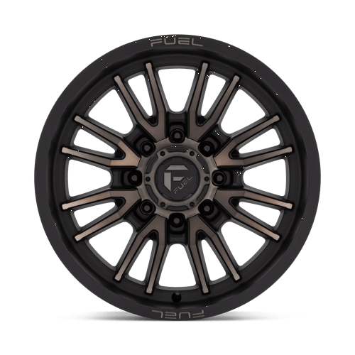 Fuel 1PC D762 CLASH 20x9 8x180 +20 Matte Black Double Dark Tint
