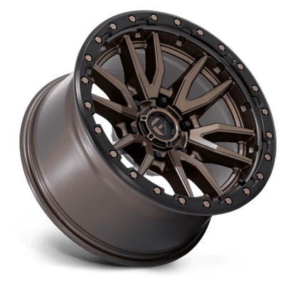 Fuel 1PC D681 REBEL 16x8 6x139.7 +1 Matte Bronze Black Bead Ring