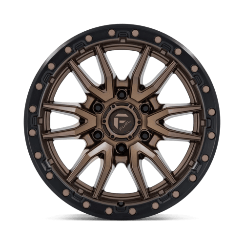Fuel 1PC D681 REBEL 17x9 6x135 -12 Matte Bronze Black Bead Ring