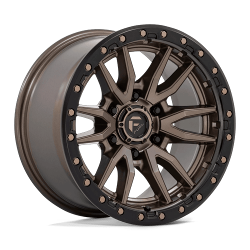 Fuel 1PC D681 REBEL 17x9 6x135 +1 Matte Bronze Black Bead Ring