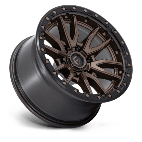 Fuel 1PC D681 REBEL 18x9 6x139.7 -12 Matte Bronze Black Bead Ring