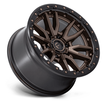 Fuel 1PC D681 REBEL 18x9 6x139.7 -12 Matte Bronze Black Bead Ring