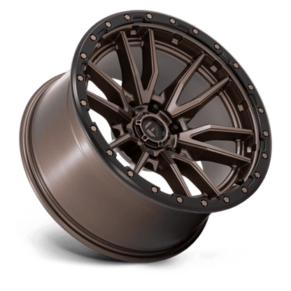Fuel 1PC D681 REBEL 20x10 6x139.7 -18 Matte Bronze Black Bead Ring