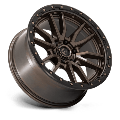 Fuel 1PC D681 REBEL 20x9 6x139.7 +20 Matte Bronze Black Bead Ring