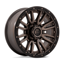 Fuel 1PC D681 REBEL 20x9 8x180 +1 Matte Bronze Black Bead Ring