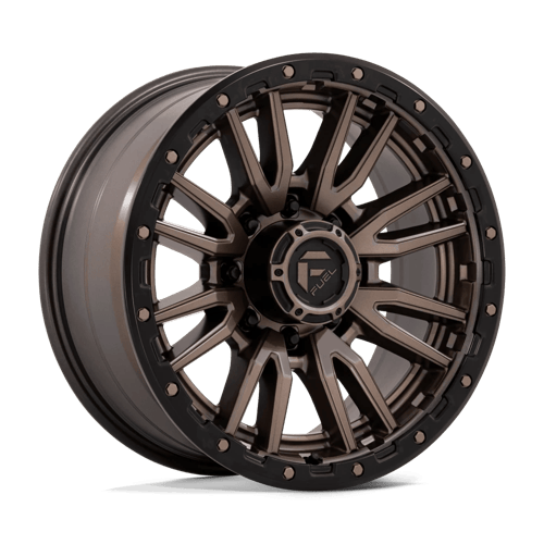 Fuel 1PC D681 REBEL 20x9 8x170 +1 Matte Bronze Black Bead Ring