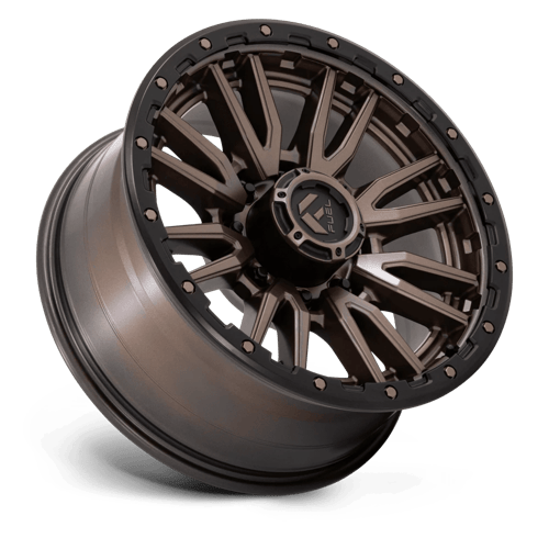 Fuel 1PC D681 REBEL 20x9 8x170 +1 Matte Bronze Black Bead Ring