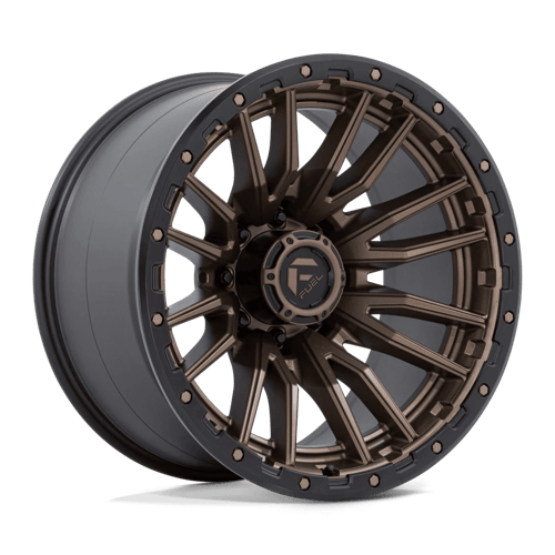 Fuel 1PC D681 REBEL 22x12 8x165.1 -44 Matte Bronze Black Bead Ring
