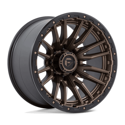 Fuel 1PC D681 REBEL 22x12 8x165.1 -44 Matte Bronze Black Bead Ring