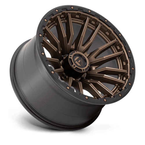 Fuel 1PC D681 REBEL 22x12 8x170 -44 Matte Bronze Black Bead Ring