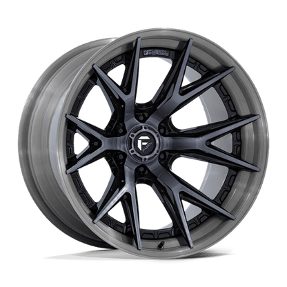 Fuel 1PC FC402 CATALYST 22x10 6x139.7 -18 Gloss Black Brushed Dark Tint
