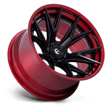 Fuel 1PC FC402 CATALYST 18x9 6x135 +1 Matte Black W/ Candy Red Lip