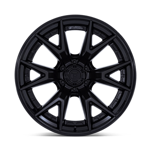 Fuel 1PC FC402 CATALYST 24x12 6x135 -44 Matte Black W/ Gloss Black Lip