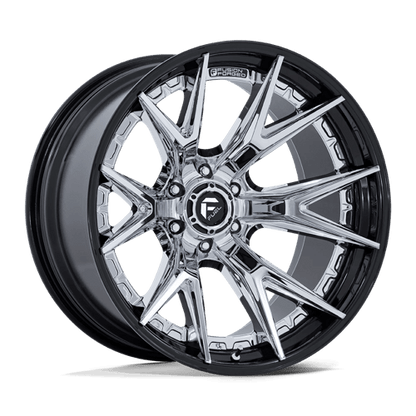 Fuel 1PC FC402 CATALYST 20x9 6x135 +1 Chrome W/ Gloss Black Lip