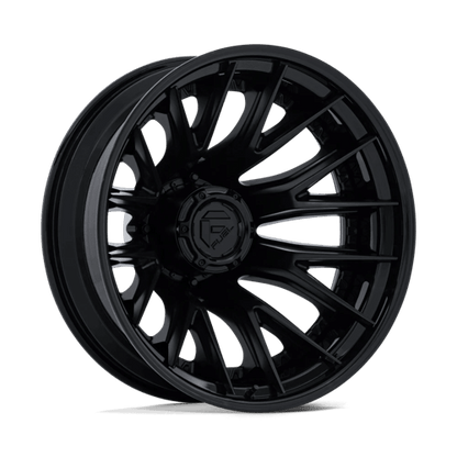 Fuel 1PC D406 CATALYST DUALLY 22x8.25 8x200 -202 Matte Black W/ Gloss Black Lip