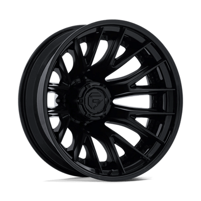 Fuel 1PC D406 CATALYST DUALLY 22x8.25 8x210 -221 Matte Black W/ Gloss Black Lip