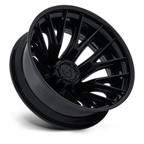 Fuel 1PC D406 CATALYST DUALLY 24x8.25 8x200 -202 Matte Black W/ Gloss Black Lip