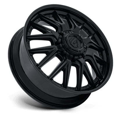 Fuel 1PC D406 CATALYST DUALLY 22x8.25 8x210 +105 Matte Black W/ Gloss Black Lip