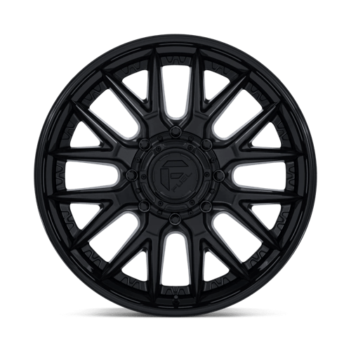 Fuel 1PC D406 CATALYST DUALLY 20x8.25 8x200 +105 Matte Black W/ Gloss Black Lip