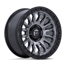 Fuel 1PC FC857 RINCON 17x9 8x170 +1 Matte Gunmetal W/ M-Black Lip