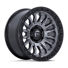 Fuel 1PC FC857 RINCON 17x9 8x165.1 +20 Matte Gunmetal W/ M-Black Lip