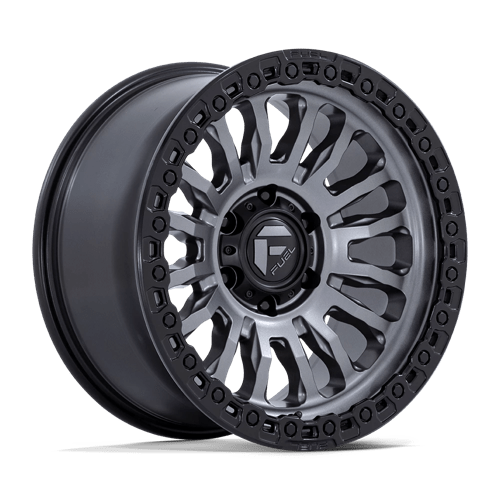 Fuel 1PC FC857 RINCON 18x9 6x135 -12 Matte Gunmetal W/ M-Black Lip