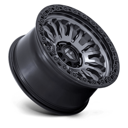 Fuel 1PC FC857 RINCON 17x9 6x135 +1 Matte Gunmetal W/ M-Black Lip